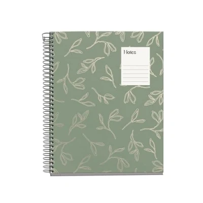 Image of Miquelrius A5 notebook (148 x 210 mm), 100 ruled sheets of 70 g/m², rigid cardboard cover, 4 colour bands, spiral, 2 holes, lined notebook, cute stationery,