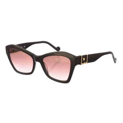 Image of Liu Jo Womens Butterfly shaped acetate sunglasses LJ754SCH women Black One Size