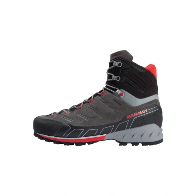 Image of Mammut Kento TOUR HIGH GORE TEX Mountain shoes dark titaniumdark spicy, Men&#039;s, Size: 12, titanium spicy Leather and textile