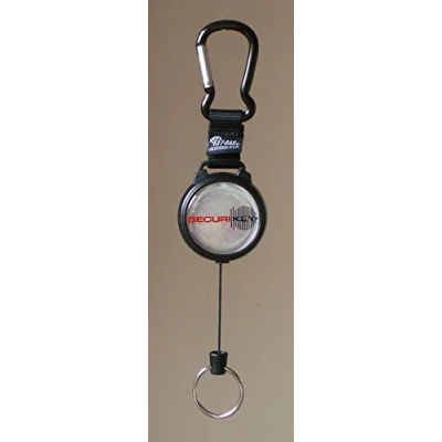 Image of Security Karabiner Key Reel Heavy Duty Model, 1200mm Kevlar Cord