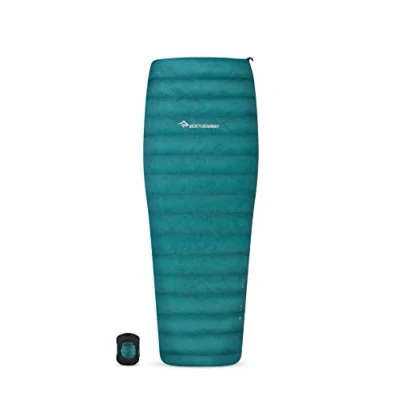 Image of SACO DE DORMIR 750+ Fill Down Traveller TrII R Left Zip verde azulado Color: