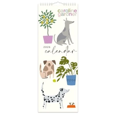 Image of Caroline Gardner, Dogs Slim Calendar 2026