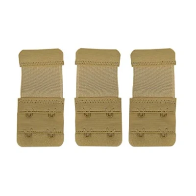 Image of Hyfive Bra Extensions 2 Hook Nude Elastic Extender Strap 3 Pack
