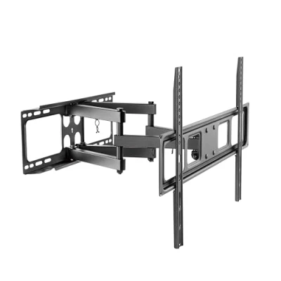 Image of PureMounts TV Wall Mount, Universal Tilt &amp; Swivel Stand for 32 70 Inch Flat and Curved TVs up to 40 kg, Mount Max VESA 600x400mm, Black