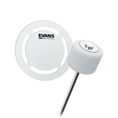 Image of Evans EQPAF1 AF Single Pedal Patch ,White
