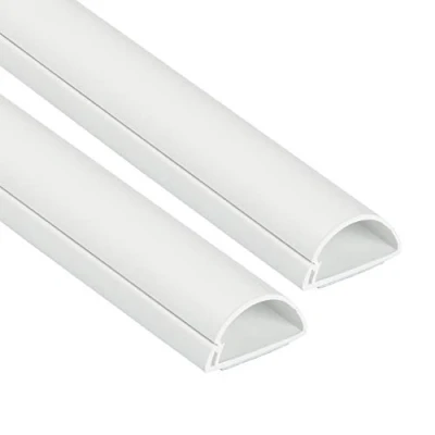 Image of D Line Mini Cable Trunking 2 Meter Decorative Self Adhesive Cover Popular Management Solution 30mm (W) x 15mm (H) 1 Lengths White
