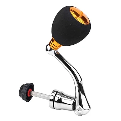 Image of Reel Power Handle, Metal Replacement Handle knob grips Baitcasting Fishing (Gold Medium for 2000 &amp; 3000)