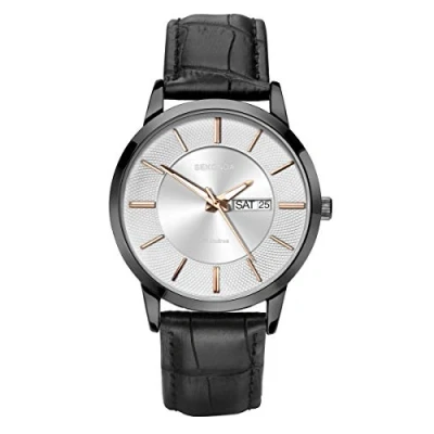 Image of Sekonda Mens Classic Analogue Quartz Watch with Silver Dial 1815