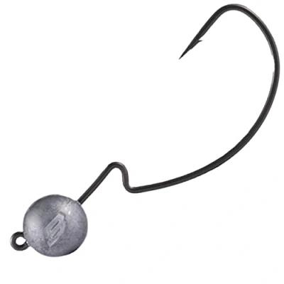 Image of BKK Silent Chaser 1X EWG Round Jighead #4/0 10.5g (3 pieces) Jig head