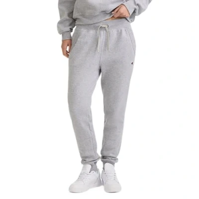 Image of Champion Women&#039;s Powerblend Fleece, Warm and Comfortable Jogging Bottoms 29&quot; (Plus Track Pants, Oxford Grey, S