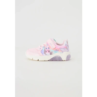Image of Geox Light UP Disney J Fadinlight GIRL Trainers for kids, Size: 11.5K, Pink/lilac Textile