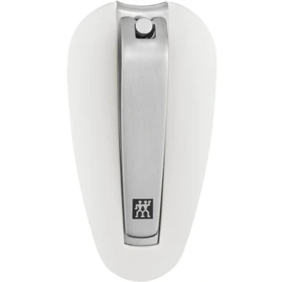 Image of Zwilling Nail Clippers (with Catcher Box, Strong Leverage, Slightly Curved Precise Cut), Premium, White, 65 mm