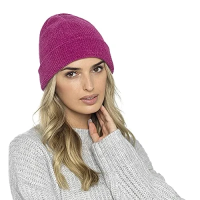 Image of Ladies Chenille Hat GL858 Berry