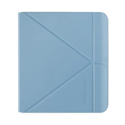 Image of Kobo Libra Colour SleepCover Case Dusk Blue Sleep/Wake Technology Built In 2 Way Stand Vegan Leather Compatible with 7 eReader