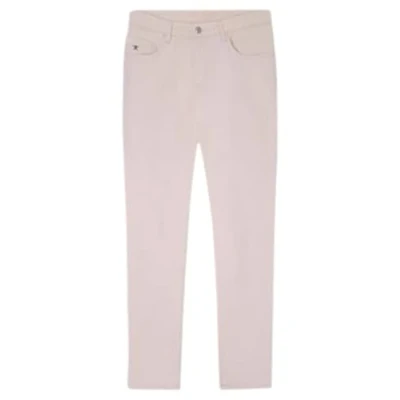 Image of Hackett London Men&#039;s Ecru Denim Jeans, Ecru, 28W 32L UK
