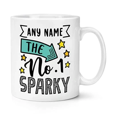 Image of Personalised No.1 Sparky Name 10oz Mug Cup