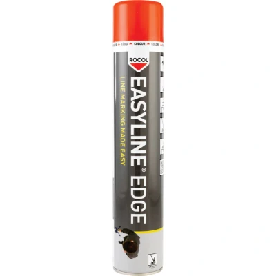 Image of Rocol Easyline Edge Line Marking Paint Red 750ML AER
