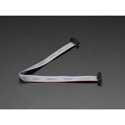 Image of Adafruit 10 pin 2x5 Socket 1.27mm IDC (SWD) Cable 150mm long [ADA1675]