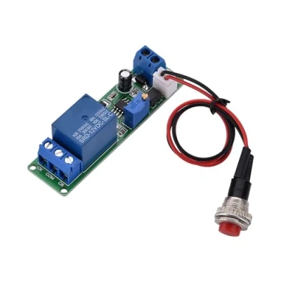 Image of Oumefar DC 12V Adjustable Timer Delay Turn OFF Module 30VDC/250VAC Timing Relay Time Switch 1 10Sec for Operating Equipment Robots etc