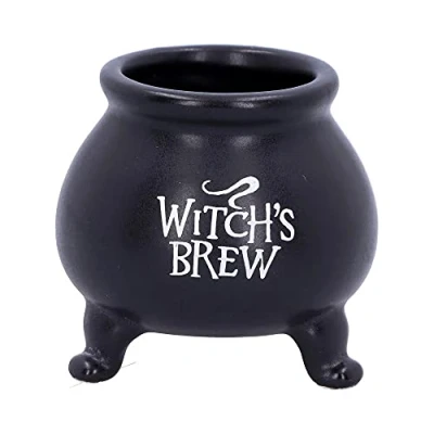 Image of Nemesis Now Witch&#039;s Brew Pot (Set of 4) Black, 7cm, U4789P9