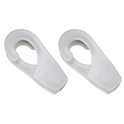 Image of Extreme Max 3005.5026 BoatTector Boat Rail Fender Hangers, Value 2 Pack 1&quot;, White