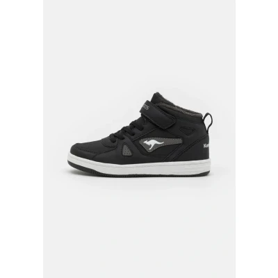Image of KangaROOS Unisex Kalley II EV Sneaker, Jet Black Steel Grey, 6.5 UK