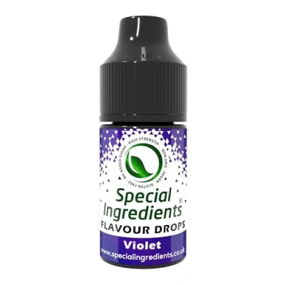Image of Violet Flavour Drop 1 Litre Highly Concentrated Versatile Food Flavouring Vegan, Non GMO, Gluten Free