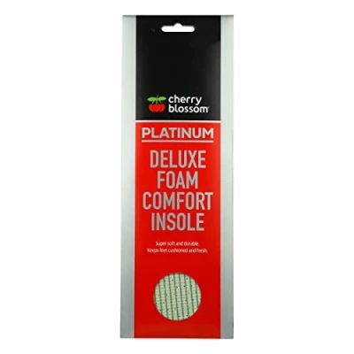 Image of Cherry Blossom Deluxe Foam Comfort Insole Ladies UK Size 5 Cushioned Latex Insoles Provide Lasting