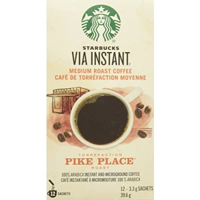 Image of STARBUCKS VIA Ready Brew Pike Place Roast Coffee 12 Count