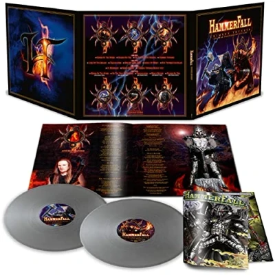 Image of HammerFall Crimson Thunder: 20th Anniversary Silver vinyl Sealed 2023 UK 2 LP set NBR69267