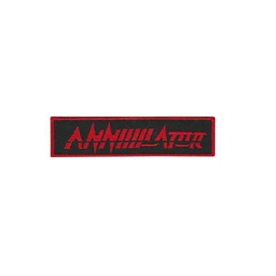 Image of Annihilator Thrash Metal Band Patch Badge Embroidered Iron on Applique Souvenir Accessory