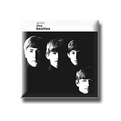 Image of The Beatles Album Official Metal Pin Badge Bir boyut