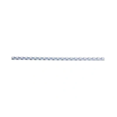 Image of GBC CombBind Binding Combs, 6 mm, 25 Sheet Capacity, A4, 21 Ring, White, Pack of 100, 4028193