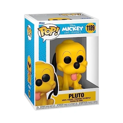 Image of Funko Pop! Disney: Classics Pluto Collectable Vinyl Figure Gift Idea Official Merchandise Toys for Kids &amp; Adults Movies Fans Model Collectors and Display