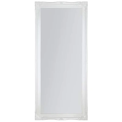Image of Full Length White Dressing/Hall Mirror complete with Premium Quality Pilkington&#039;s Glass Large Size: 66 inches x 30 (168cm 77cm) ITV Show Supplier BEST PRICE ON AMAZON ONLY AVAILABLE FROM SHABBY CHIC MIRRORS