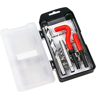 Image of BestsQ Thread Repair Kit, M12 x 1.25mm Metric Insert Kit Compatible Hand Tool Set for Auto Repairing (M12 1.25)