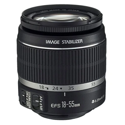 Image of Canon EF S 18 55mm f/3.5 5.6 IS Lens (Renewed)