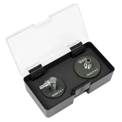 Image of Sealey Tesla Brake Pressure Bleeder Cap Set