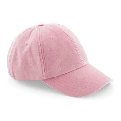 Image of Beechfield® B655 Low Profile Vintage Cap Dusky Pink