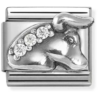 Image of Nomination Crystal Taurus Bull Charm
