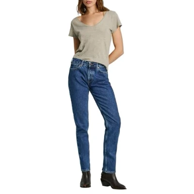 Image of Pepe Jeans Women&#039;s Straight Mw Pl204730, Blue (Denim CT9), 31W x 32L