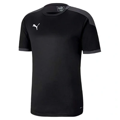 Image of PUMA Men&#039;S Teamfinal 21 Training Jersey T Shirt, Black Asphalt, Large