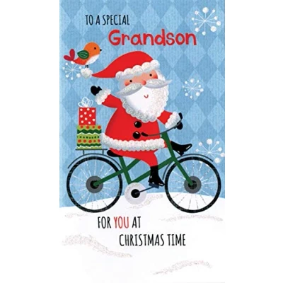 Image of Grandson Moneyholder Christmas Gift Card Money Wallet Cards