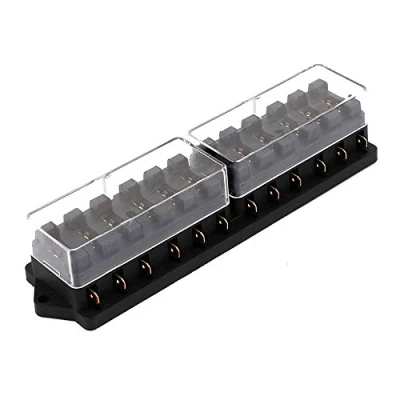Image of Mintice Car Vehicle Auto 12 Way Blade Fuse Holder Circuit Standard ATO Box Block 12V 24V Waterproof Protection Truck Automotive