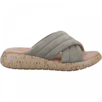 Image of Hush Puppies Women&#039;s Sarah Sandal Ladies Summer, Sage, 5 UK
