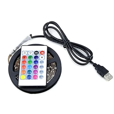Image of Fulenyi RGB LED Strip Lights, Light with Remote Control, Indoor Lighting for Room Home Decoration, Multiple Colors on A
