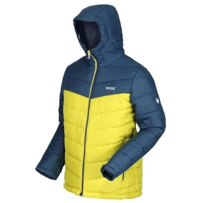 Image of Regatta Mens Nevado V Padded Coats Dark Tangerine/Moonlight M
