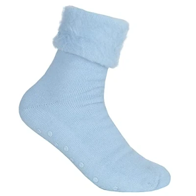 Image of Undercover 1 Pair Ladies Supersoft Bed Socks 41B499 Blue