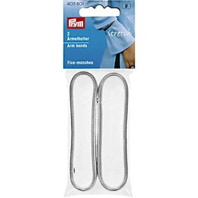 Image of Prym Arm Bands, Metal, Silver, On Size