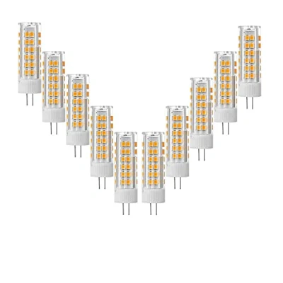 Image of ZHIYUE 10 Pack G4 7W Led Bulb Equivalent Halogen Bulbs 70W 700LM Energy Saving Light Socket Lamp AC 220 240V Non Dimmable Warm White 3000K Capsule